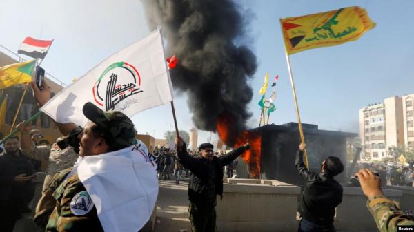 كيف وصل عناصر الميليشيات الإيرانية إلى السفارة الأميركية بالمنطقة الخضراء؟