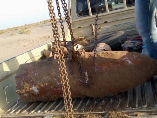 هندسية المشتركة تفكك صاروخين متفجرين من مخلفات ما زرعه الحوثيون غرب الدريهمي