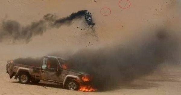 تدمير تعزيزات حوثية بقصف مدفعي غرب مأرب