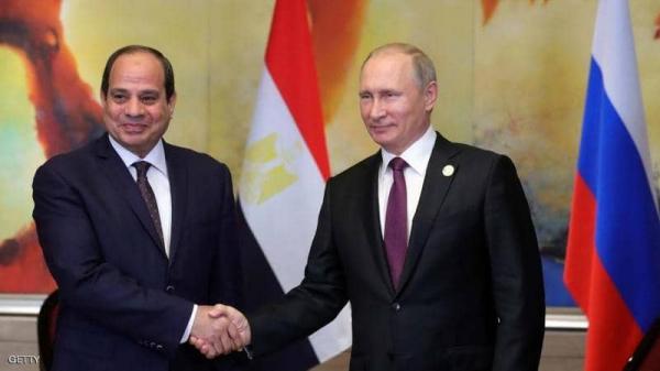 السيسي يبحث مع بوتن الأزمة في ليبيا