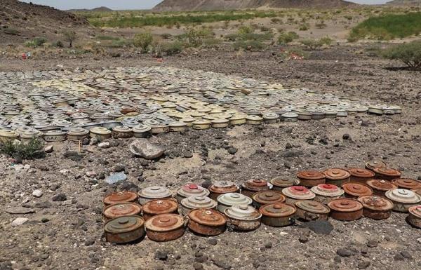 «مسام»: نزع 2467 لغماً وذخيرة غير منفجرة خلال الأسبوع الثاني من يناير الجاري