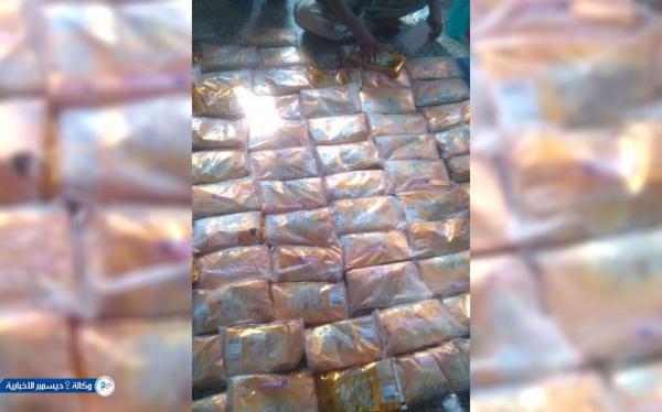 بعد أيام من ضبط ألف كجم.. نقطة أمنية تضبط كمية جديدة من الحشيش المخدر في أبين