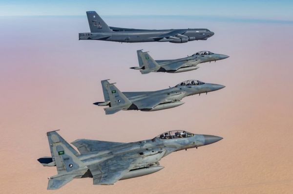 تمرين جوي مشترك بين القوات السعودية والأمريكية