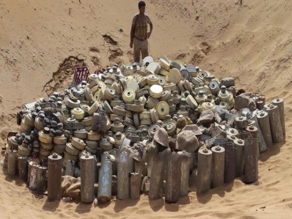 إتلاف خمسة آلاف لغم زرعتها مليشيا الحوثي في حجة