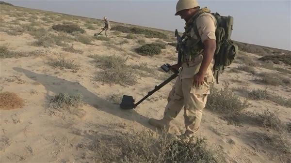 مسام: نزع 7338 لغماً حوثياً خلال يناير الماضي