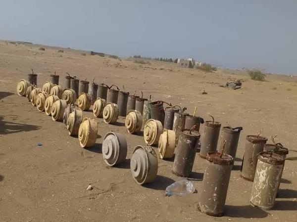 تفكيك هندسية المشتركة حقل ألغام حوثي في مدينة الحديدة