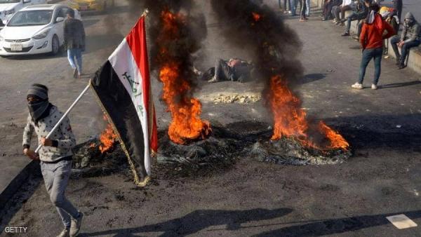 العراق.. إصابات جديدة بين المتظاهرين في مواجهات بغداد