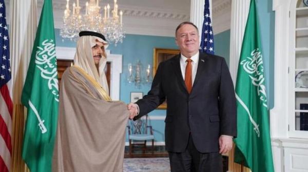 وزير الخارجية السعودي يبحث مع بومبيو المستجدات الإقليمية والدولية