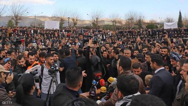 الآلاف يتظاهرون ضد الفساد في كردستان العراق
