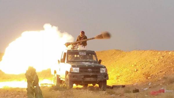 القوات الحكومية تهاجم مواقع الحوثيين في الجوف 