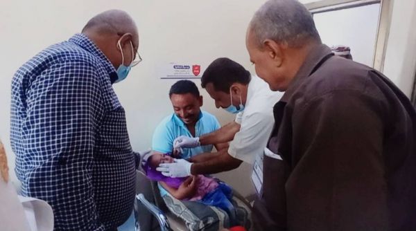 تدشين الجولة الثانية من حملة التحصين ضد شلل الأطفال في "حيس"