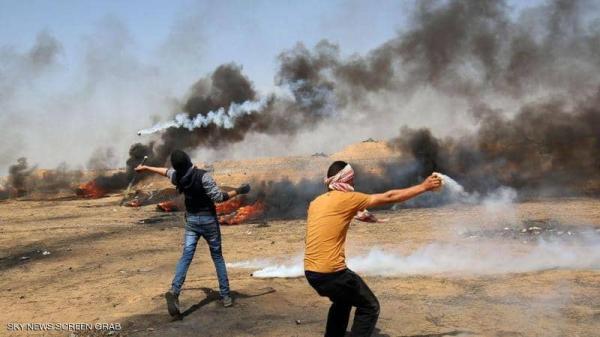 إصابة عشرات الفلسطينيين برصاص إسرائيلي في غزة