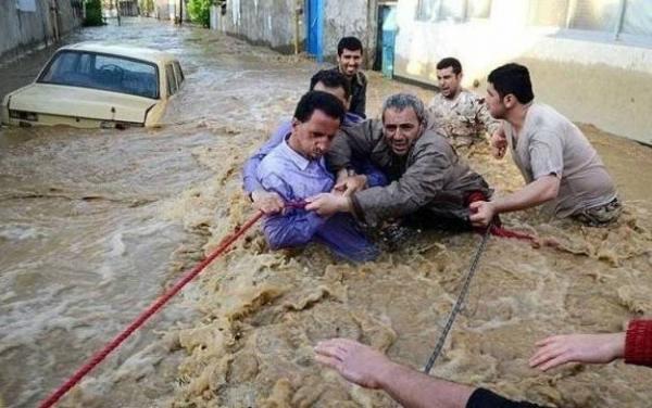 ارتفاع حصيلة ضحايا الفيضانات في إيران إلى 70 قيلا