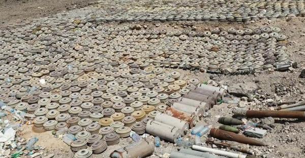 «مسام» يعلن انتزاع 6,647 لغمًا حوثياً خلال الشهر الماضي