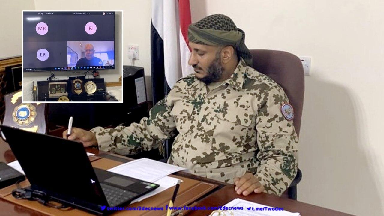 قائد المقاومة الوطنية يلتقي المبعوث الأممي الخاص لليمن - موسع