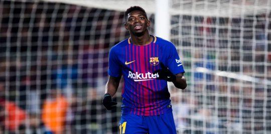 برشلونة يعلن جاهزية عثمان للقاء مانشستر يونايتد
