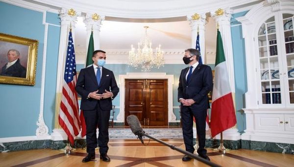 وزير خارجية إيطاليا أول زائر رسمي منذ تولي بايدن