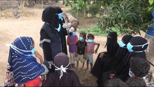 مكتب صحة الدريهمي ينفذ حملة توعية للإحتراز من كورونا 