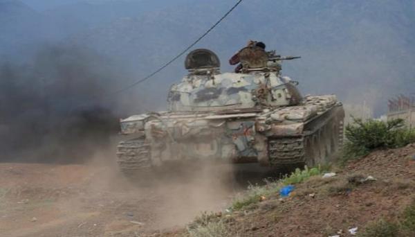 إشتعال معارك عنيفة مع مليشيا الحوثي غربي تعز