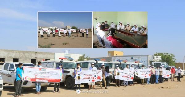 الهلال الأحمر الإماراتي يدشن حملة توعوية ضد كورونا في الساحل الغربي 