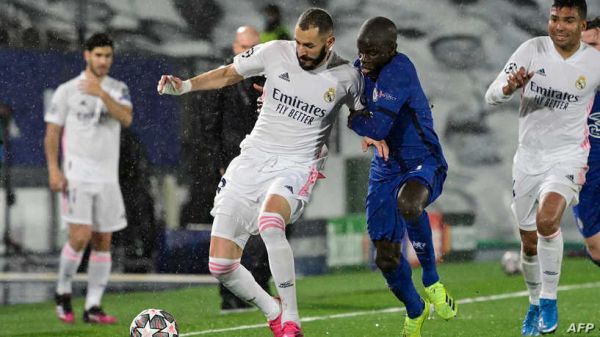  تشلسي يفرض التعادل على ريال مدريد 1-1 في ذهاب نصف النهائي بدوري أبطال أوروبا
