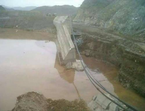 إحصائية أولية لخسائر انهيار سد رحبة في مأرب