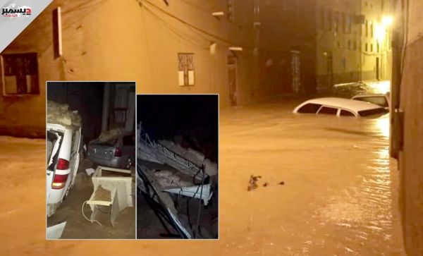 حضرموت.. استشهاد وإصابة 6 مواطنين وتهدم منازل جراء الأمطار الغزيرة في تريم - تعديل حصيلة أولية 