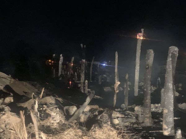 تضرُّر 43 مسكناً لنازحين إثر حريق شبّ في مخيم بالخوخة 