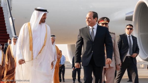 الرئيس المصري يستقبل ولي عهد أبوظبي في القاهرة