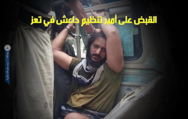 القبض على أمير تنظيم داعش في تعز