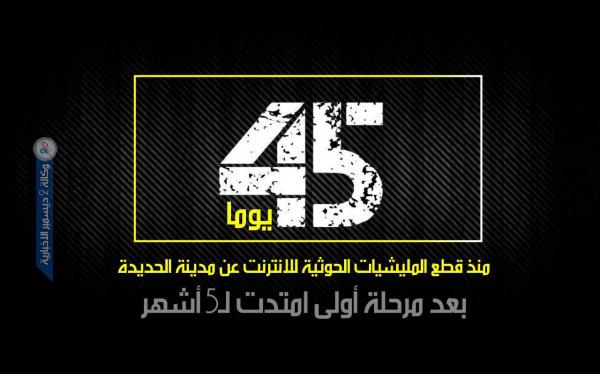 المليشيات الحوثية تواصل عزل سكان مدينة الحديدة عن العالم