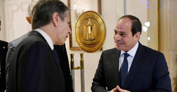 مشاورات مصرية أميركية بشأن القضية الفلسطينية وسد النهضة