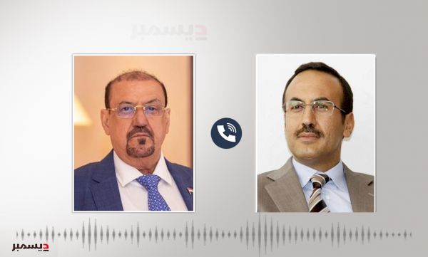 أحمد علي عبدالله صالح يطمئن على صحة رئيس البرلمان 