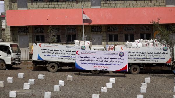 إنسانية المقاومة الوطنية توزع دفعة جديدة من المساعدات الغذائية في موزع