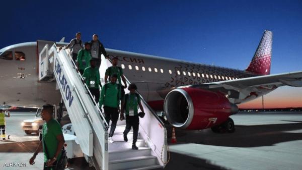 منتخب السعودية ينجو من "حادث جوي" في روسيا