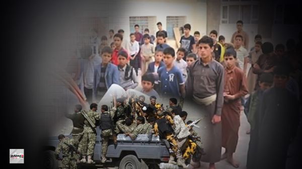 تحالف حقوقي يوثق تجنيد أكثر من 12 ألف طفل في صفوف الحوثيين 