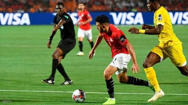 مصر تحرز الفوز الأول لها في بطولة كأس الأمم الإفريقية 