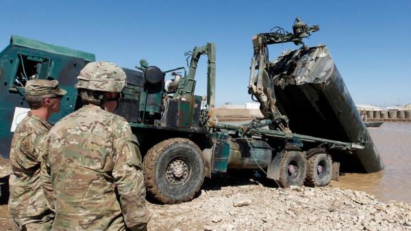 العثور على منصة إطلاق صواريخ جنوب بغداد