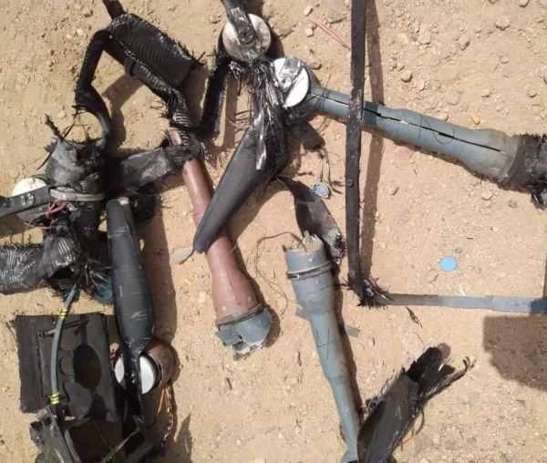 إسقاط مسيّرة حوثية في حريب مأرب 