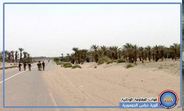 تقدم جديد للقوات المشتركة صوب مركز مديرية التحيتا