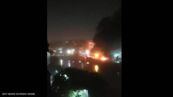 قتلى وجرحى في حريق نتج عن حادث سير وسط القاهرة