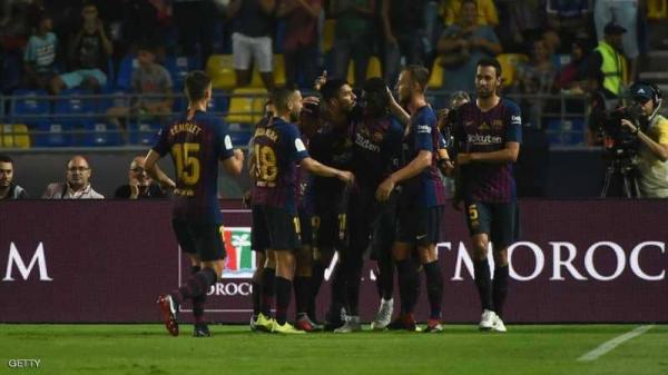 برشلونة بطل السوبر الاسباني