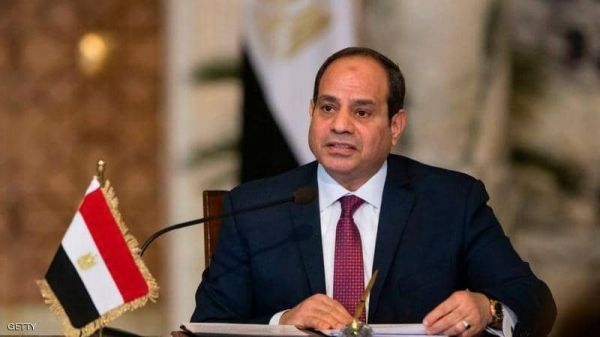 الرئيس المصري يرحب بإعلان وقف إطلاق النار في ليبيا