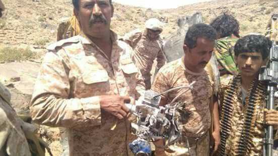 إسقاط طائرة مسيرة إيرانية الصنع تابعة لمليشيا الحوثي في البيضاء