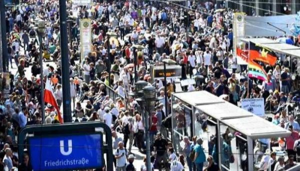 فوضى تعم برلين مع مظاهرات كورونا