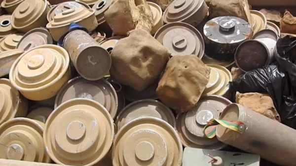مسام : نزع 1500 لغم حوثي في أسبوع