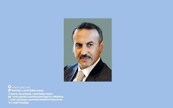 أحمد علي عبدالله صالح يُعزي في وفاة الشيخ شعفل
