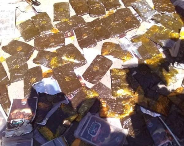 إتلاف 60 كجم حشيش مخدر في الضالع