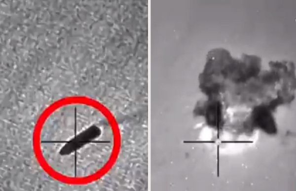 تدمير زورق مفخخ لمليشيا الحوثي في الحديدة