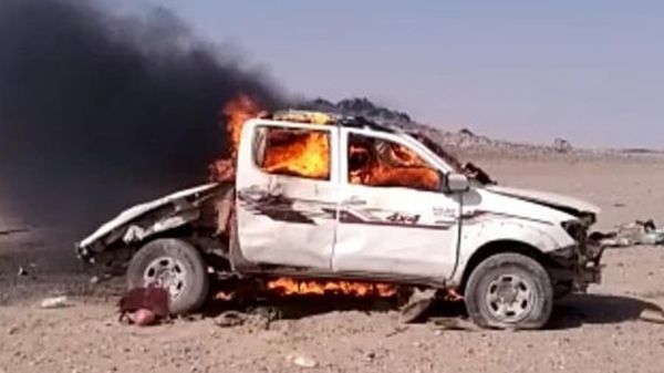 ارتفاع ضحايا انفجار لغم حوثي بالجوف إلى 5 مصابين 